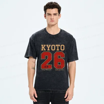 Tokyo-Tiger Vintage Tokyo Washed T-Shirt
