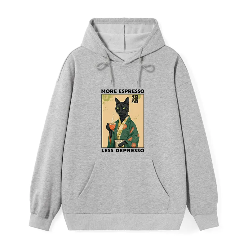 Tokyo-Tiger More Caffeine Less Sadness Classic Hoodie