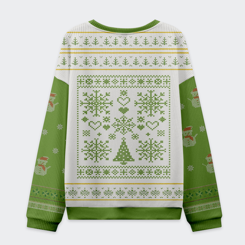 Tokyo-Tiger Penguin: Overstimulated but Festive Christmas Ugly Sweatshirt