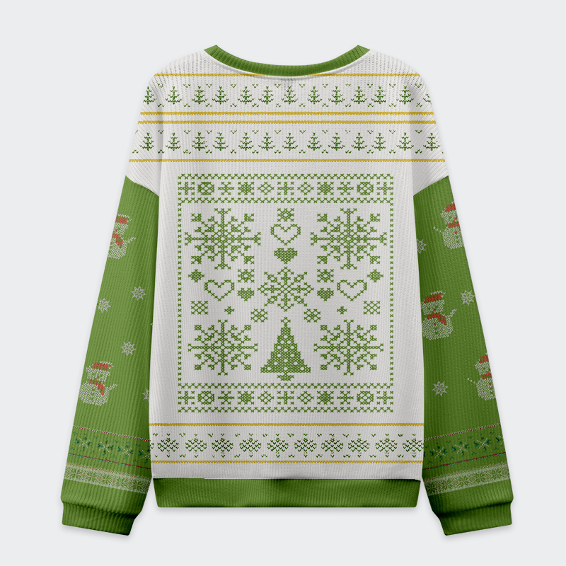 Tokyo-Tiger Penguin: Overstimulated but Festive Christmas Ugly Sweatshirt