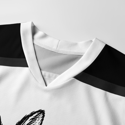Tokyo-Tiger Dark Humor Bunny Long-Sleeve Hockey Jersey