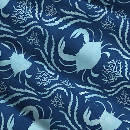 Tokyo-Tiger Crab And Seaweed Maxi Skirt