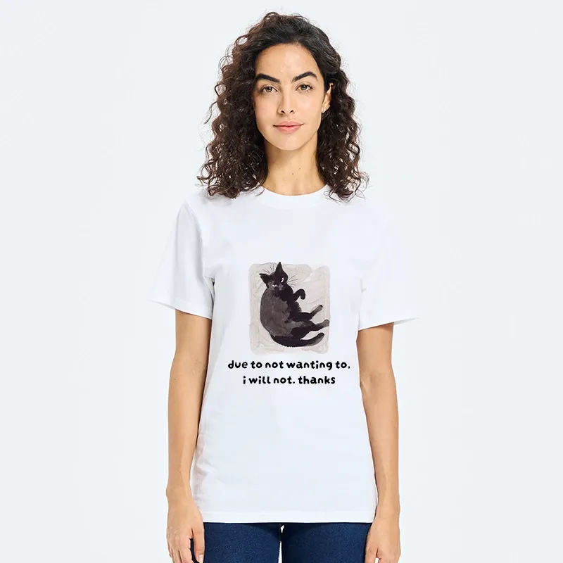 Tokyo-Tiger Cat Says No Thanks Funny Vibe Classic T-Shirt