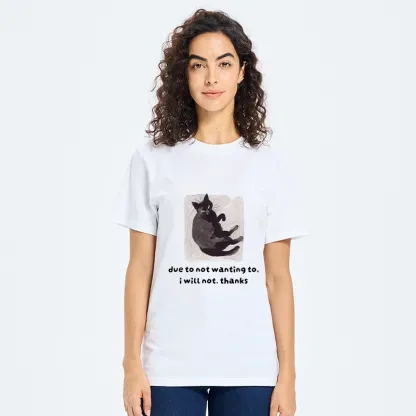 Tokyo-Tiger Cat Says No Thanks Funny Vibe Classic T-Shirt