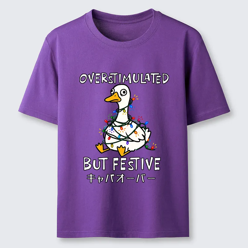 Tokyo-Tiger Funny Excited Christmas Goose Classic T-Shirt