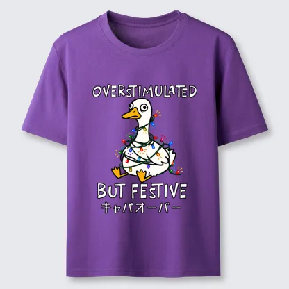 Tokyo-Tiger Funny Excited Christmas Goose Classic T-Shirt