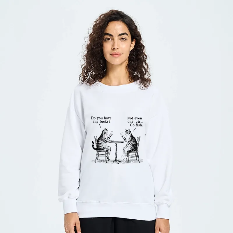 Tokyo-Tiger Cat Poker Night Classic Sweatshirt