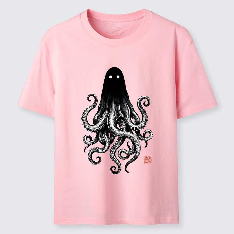 Tokyo-Tiger Spooky Ghost Octopus Classic T-Shirt