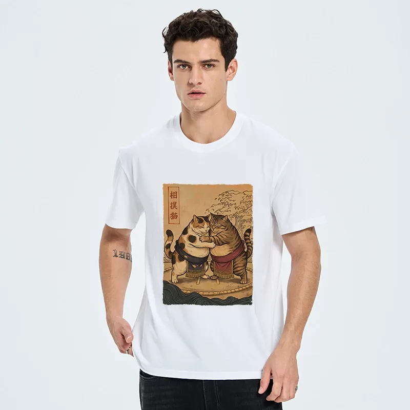 Tokyo-Tiger Sumo Cats Ready To Fight Classic T-Shirt