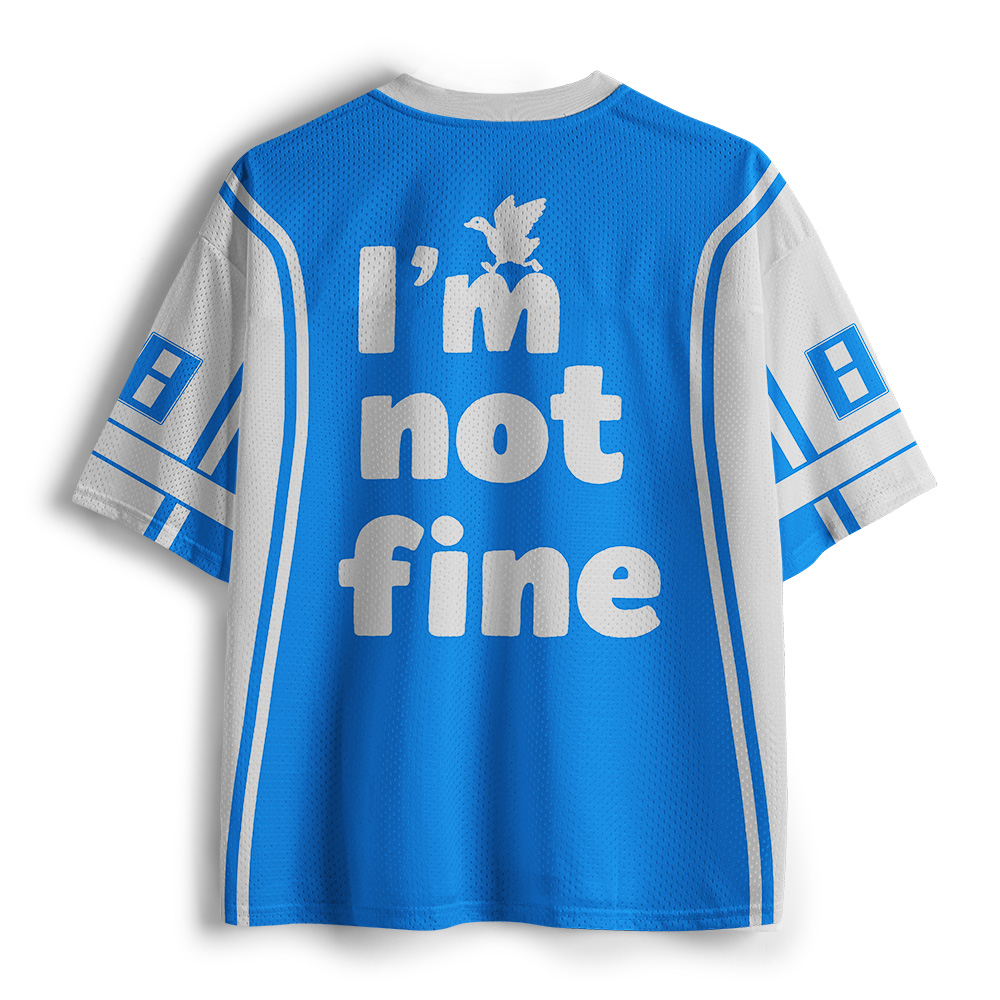Tokyo-Tiger I'm FINE Goose Mesh Jersey