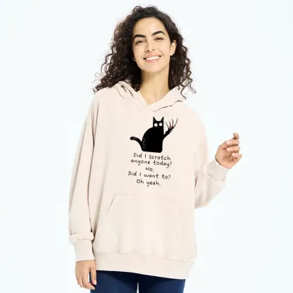 Tokyo-Tiger Cats With Sharp Claws Washed Hoodie