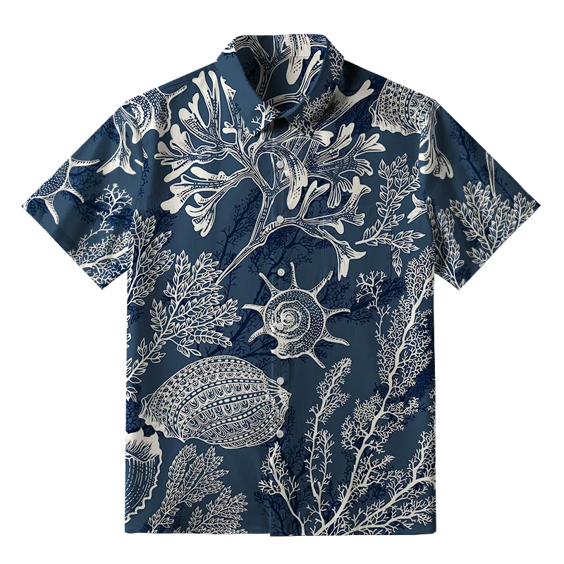 Tokyo-Tiger Marine Mystery Button-up Shirt