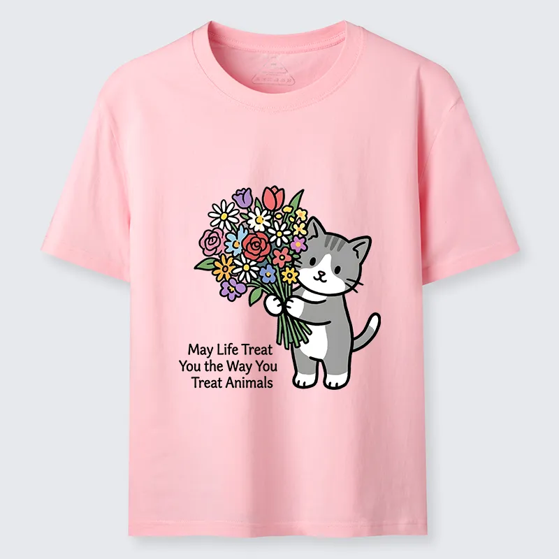 Tokyo-Tiger Funny Cat Bouquet Classic T-Shirt