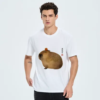 Tokyo-Tiger Calm Capybara Illustration Classic T-Shirt