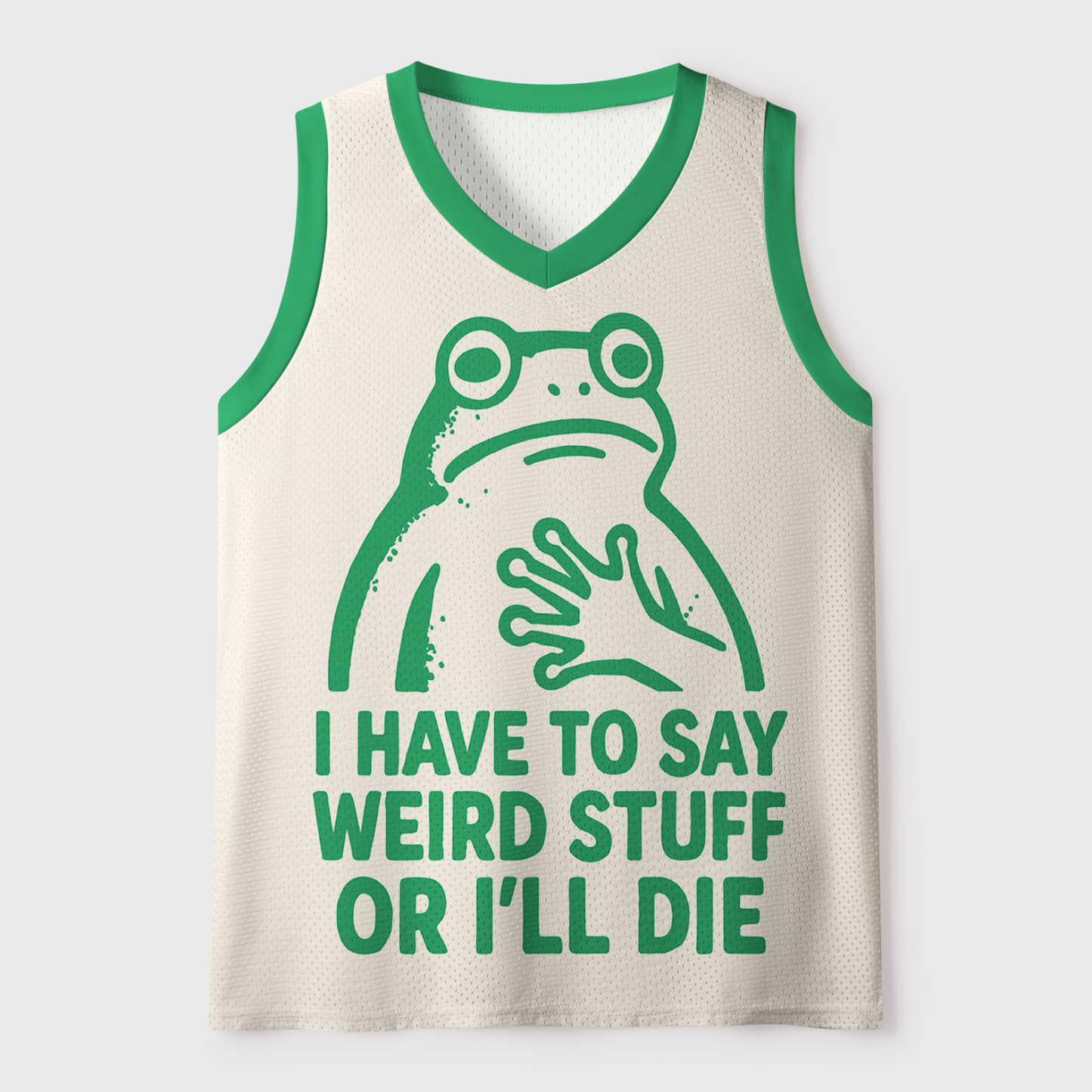 Tokyo-Tiger Weird Frog Funny Meme Mesh Tank Top Sale