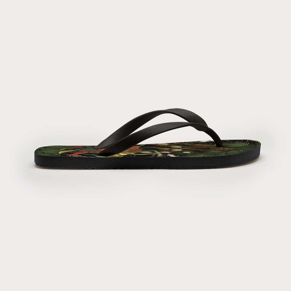 Tokyo-Tiger Japanese Yokai Flip Flops