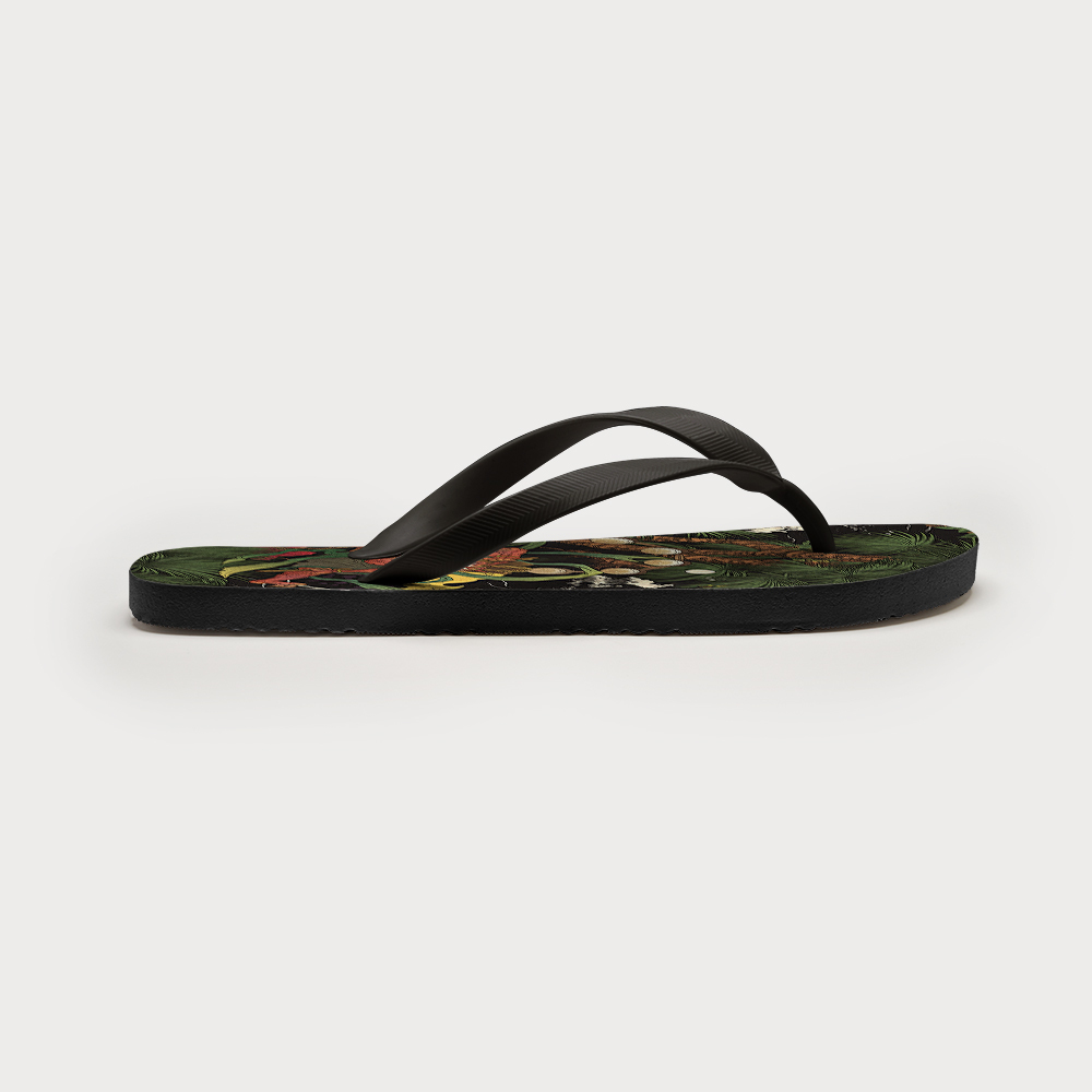 Tokyo-Tiger Japanese Yokai Flip Flops