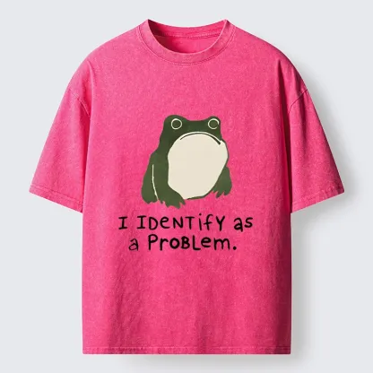 Tokyo‑Tiger Funny Self Joke Art Washed T‑Shirt