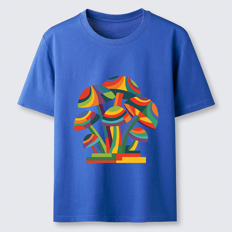 Tokyo-Tiger Colorful Mushroom Art Classic T-Shirt