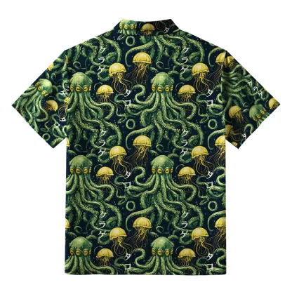 Tokyo-Tiger Mystical Octopus Button-up Shirt