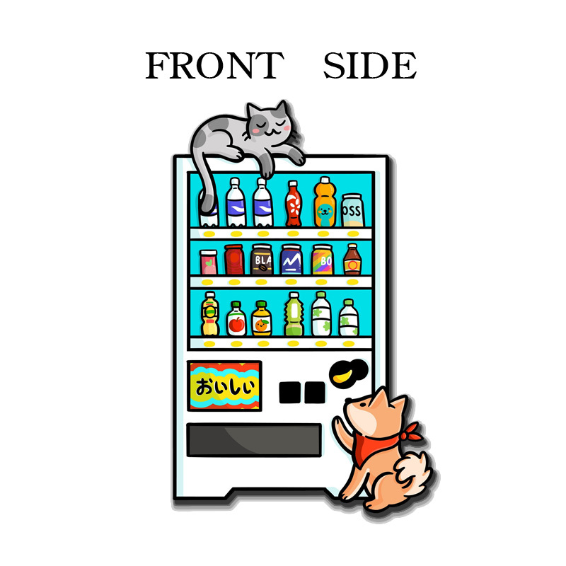 Tokyo-Tiger Beverage Vending Machine Fridge Magnet