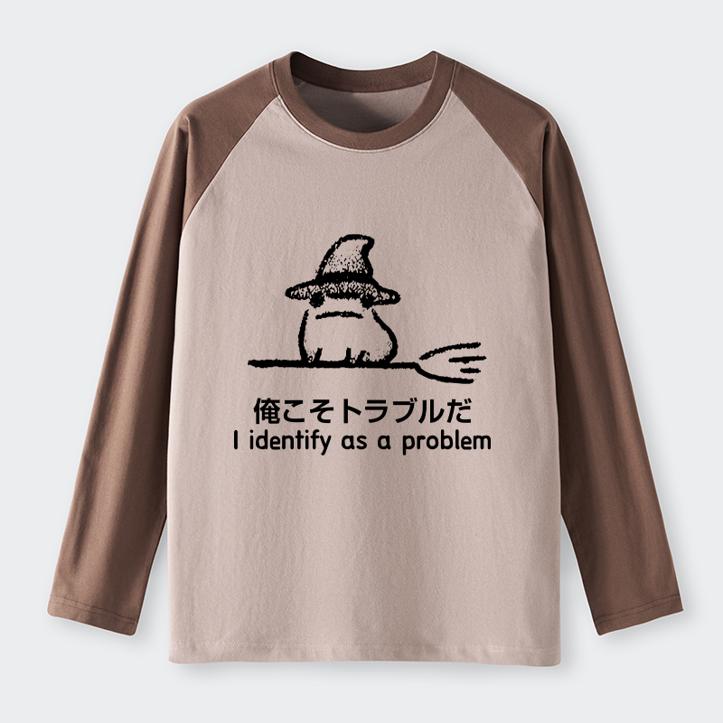 Tokyo-Tiger Mischief Magic Dude Raglan Long Sleeve T-shirt