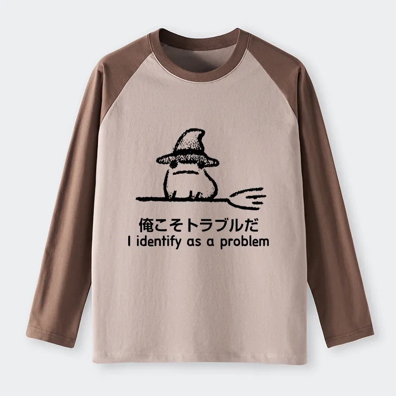 Tokyo-Tiger Mischief Magic Dude Raglan Long Sleeve T-shirt