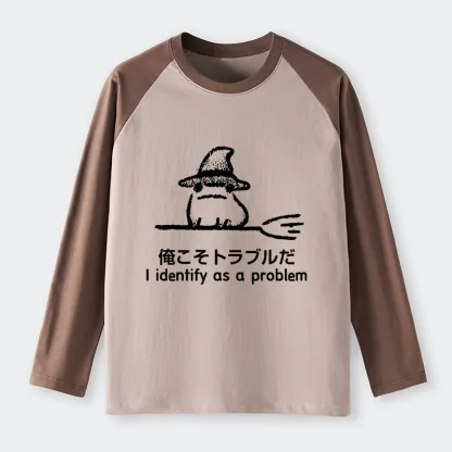 Tokyo-Tiger Mischief Magic Dude Raglan Long Sleeve T-shirt