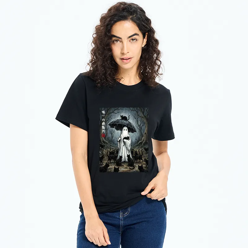 Tokyo-Tiger Ghost Cat Shelter Classic T-Shirt