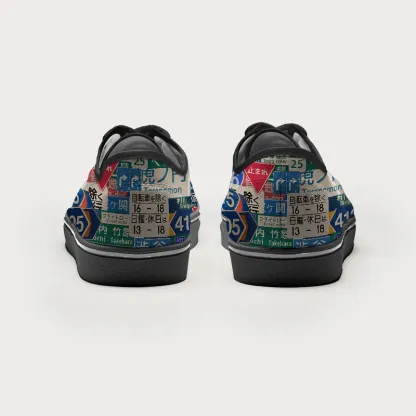 Tokyo-Tiger Japanese Urban Navigation Canvas Shoes