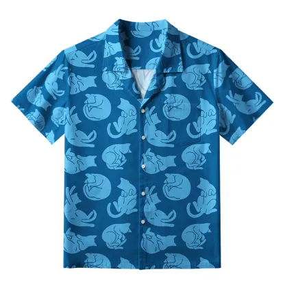 Tokyo-Tiger Cats In Different Actions Aloha Hawaiian Shirt