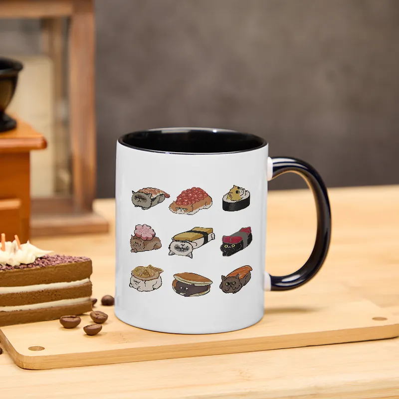 Tokyo-Tiger Cute Cat Sushi Mug