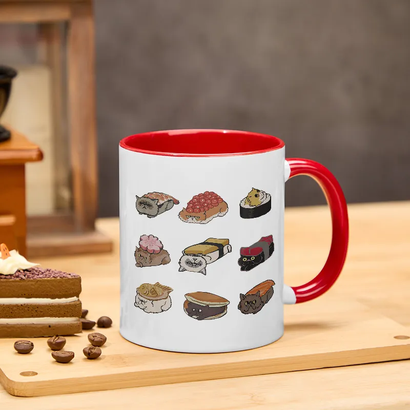 Tokyo-Tiger Cute Cat Sushi Mug