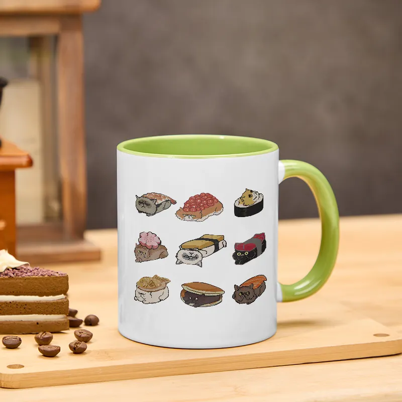 Tokyo-Tiger Cute Cat Sushi Mug