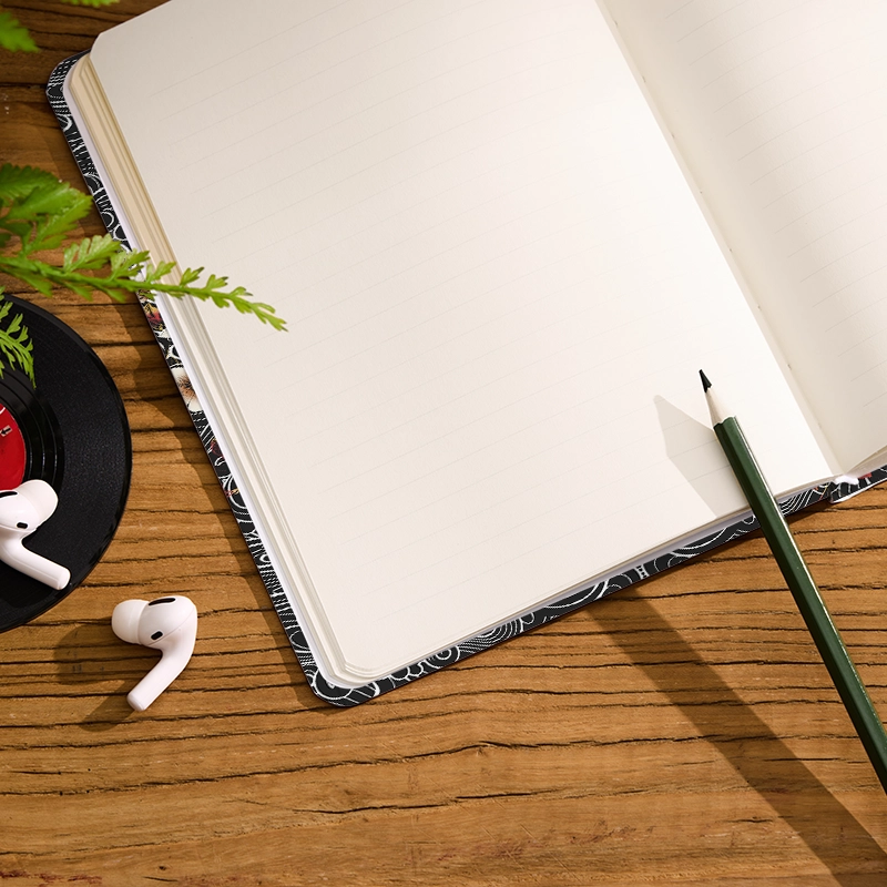 Tokyo-Tiger Floral Whirl Notebook