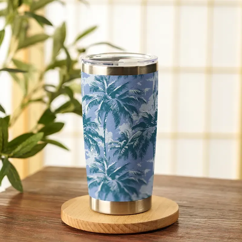Tokyo-Tiger Coconut Palm 20oz Tumbler