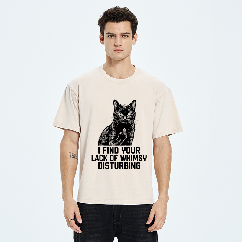 Tokyo-Tiger Cool Cat Humor Art Washed T-Shirt