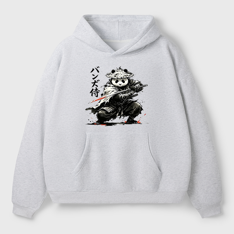 Tokyo-Tiger Panda Samurai Warrior Adult Fleece Hoodie