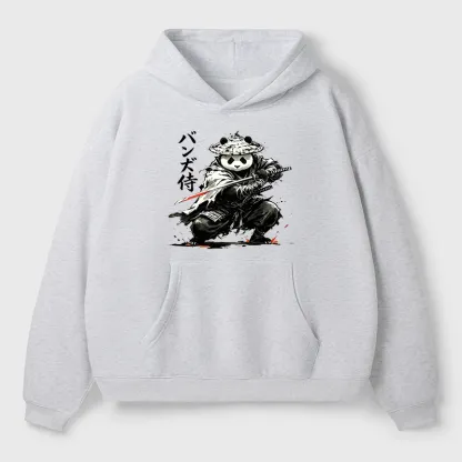 Tokyo-Tiger Panda Samurai Warrior Adult Fleece Hoodie