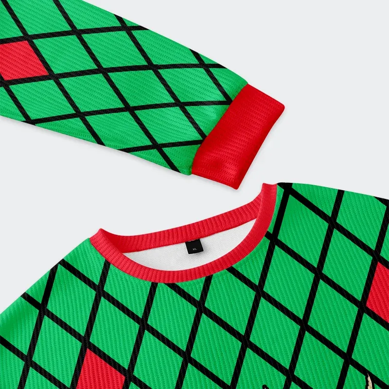 Tokyo-Tiger Monster Poop Christmas Ugly Sweatshirt