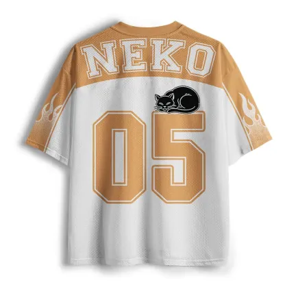 Tokyo-Tiger Five Cats Are Watching You Mesh Jersey