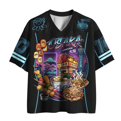 Tokyo-Tiger Vibrant Osaka Hub Mesh Jersey