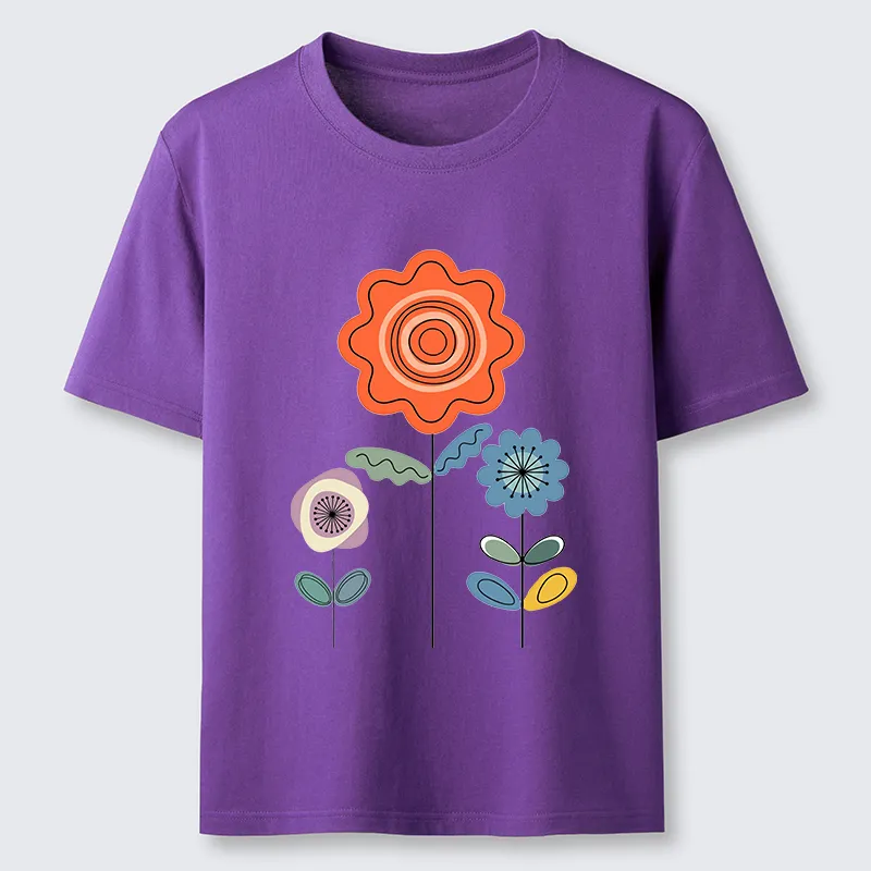 Tokyo-Tiger Retro Floral Art Classic T-Shirt