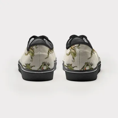 Tokyo-Tiger Frog Dance Canvas Shoes