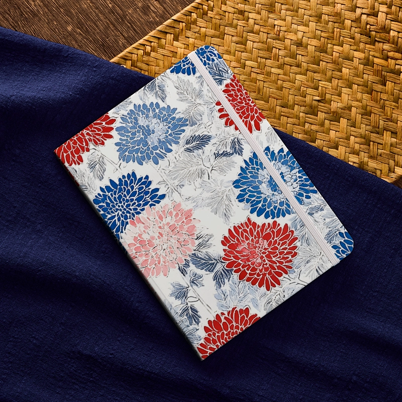 Tokyo-Tiger Vibrant Floral Notebook