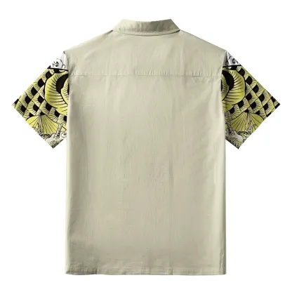 Tokyo-Tiger Funny Frog Riding Koi Aloha Hawaiian Shirt