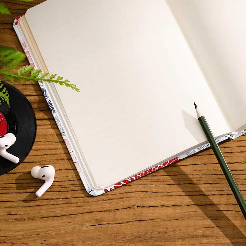 Tokyo-Tiger Vibrant Floral Notebook