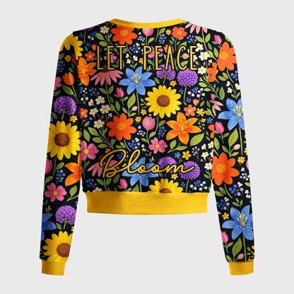 Tokyo-Tiger Let Peace Bloom Women's Lightweight Cardigan
