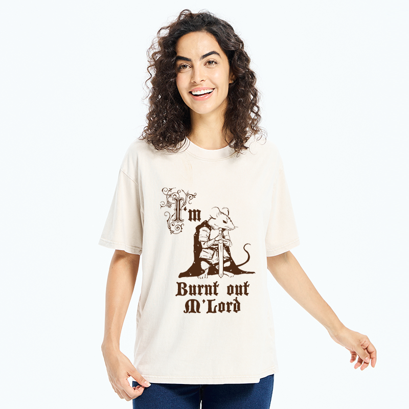 Tokyo-Tiger Tired Mouse Washed T-Shirt