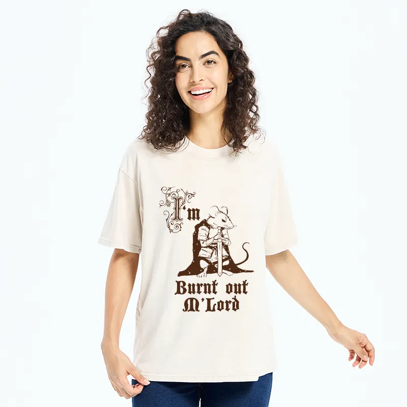 Tokyo-Tiger Tired Mouse Washed T-Shirt